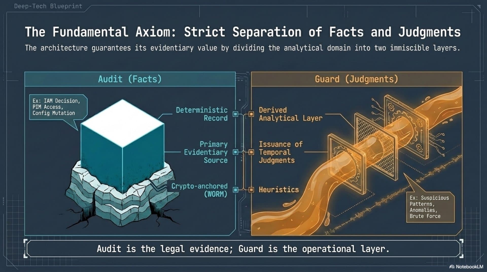 Evidence, Audit and Detection Architecture (EN) — slide 3