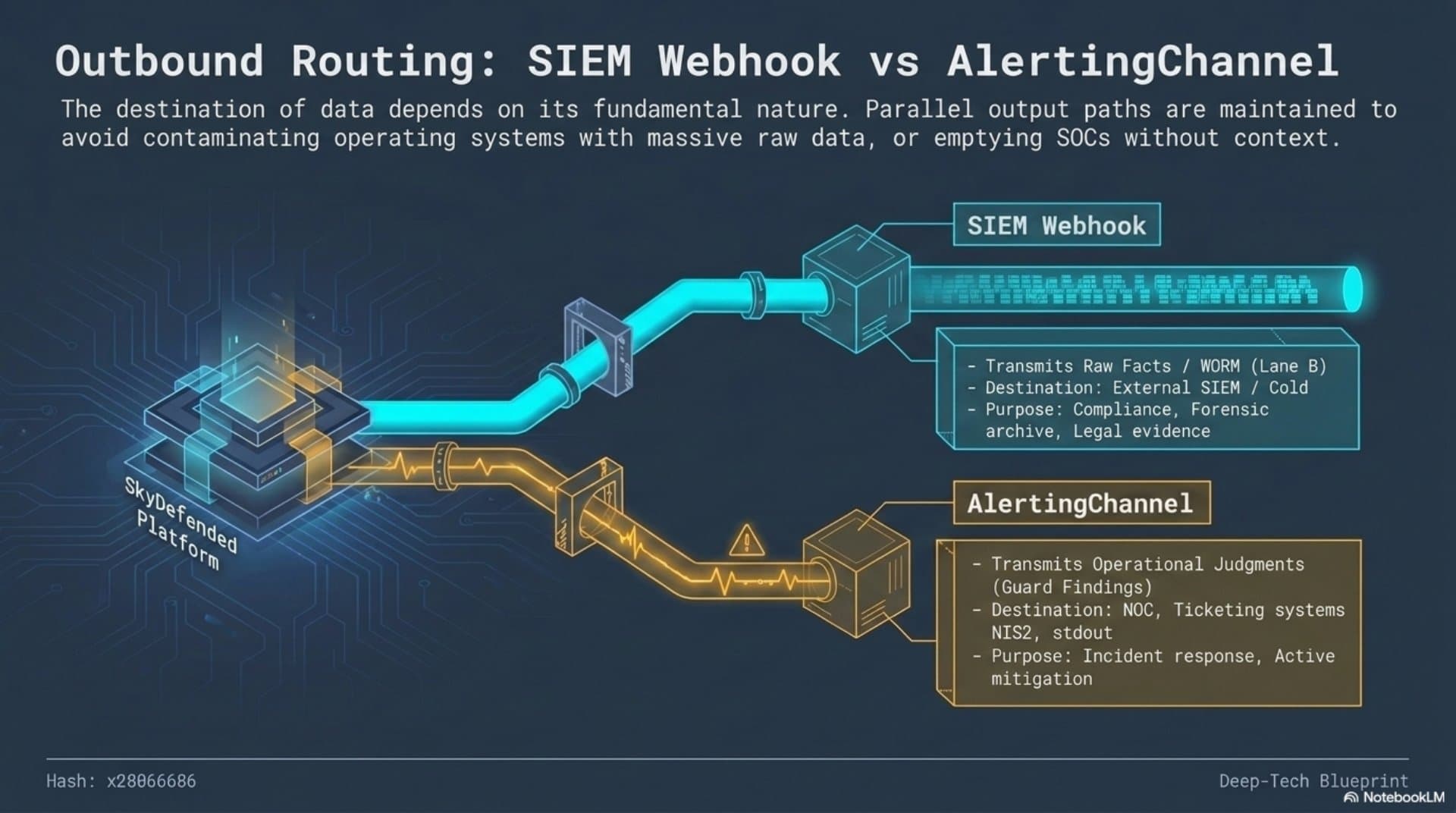 Evidence, Audit and Detection Architecture (EN) — slide 12